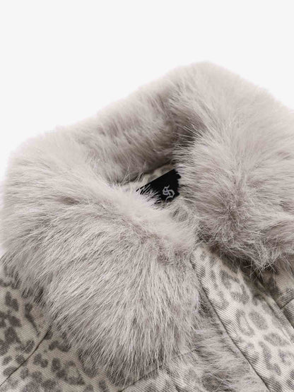 Leopard Fleece Jacket