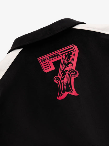 Original Embroidered Jersey Bomber Jacket