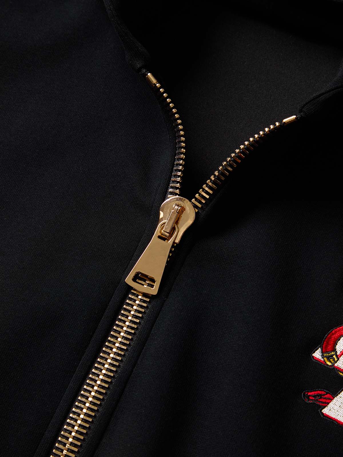 Original Embroidered Zip Up Hoodie