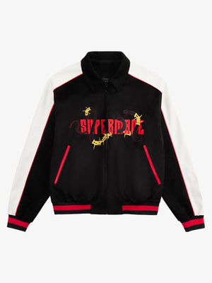 Original Embroidered Jersey Bomber Jacket