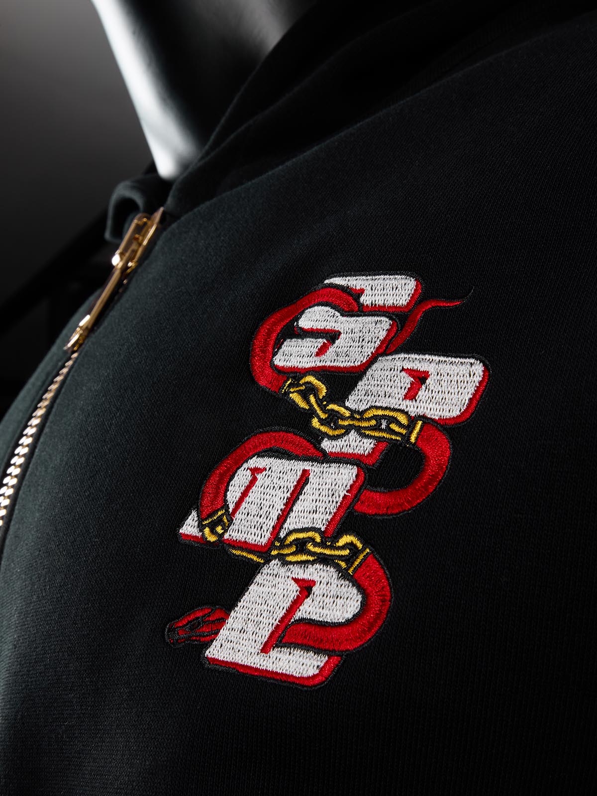 Original Embroidered Zip Up Hoodie