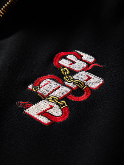 Original Embroidered Zip Up Hoodie