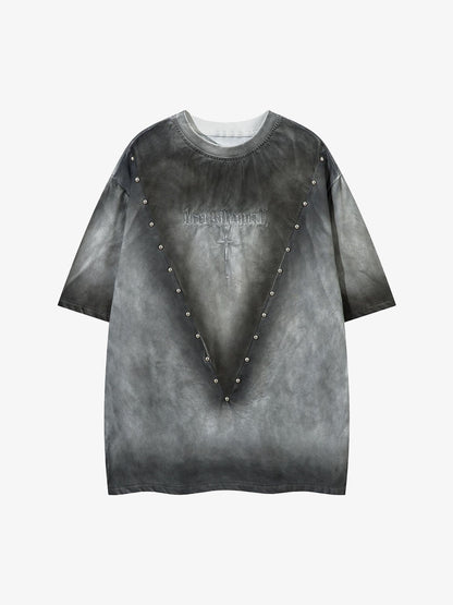 Extra-Large Cross and Studded Tee