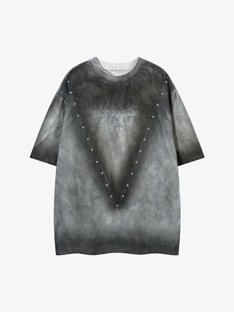 Extra-Large Cross and Studded Tee