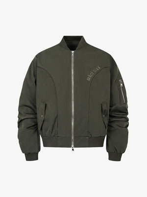 Retro Deconstructed Bomber Jacket
