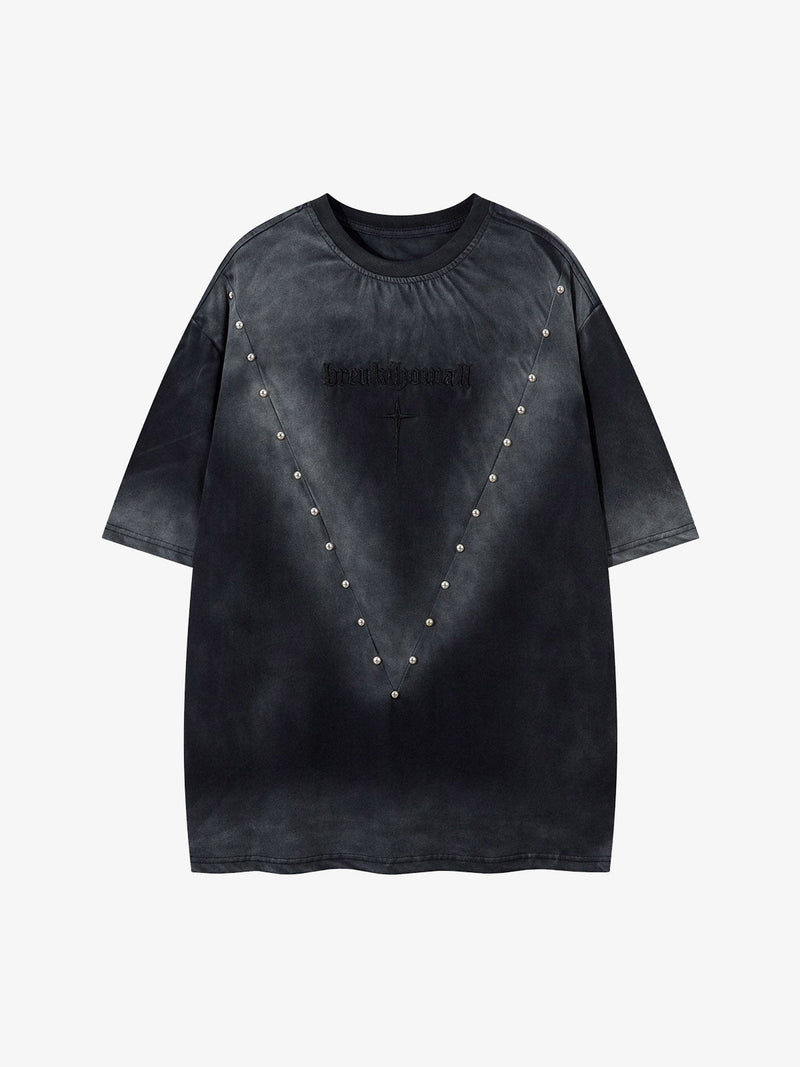 Extra-Large Cross and Studded Tee