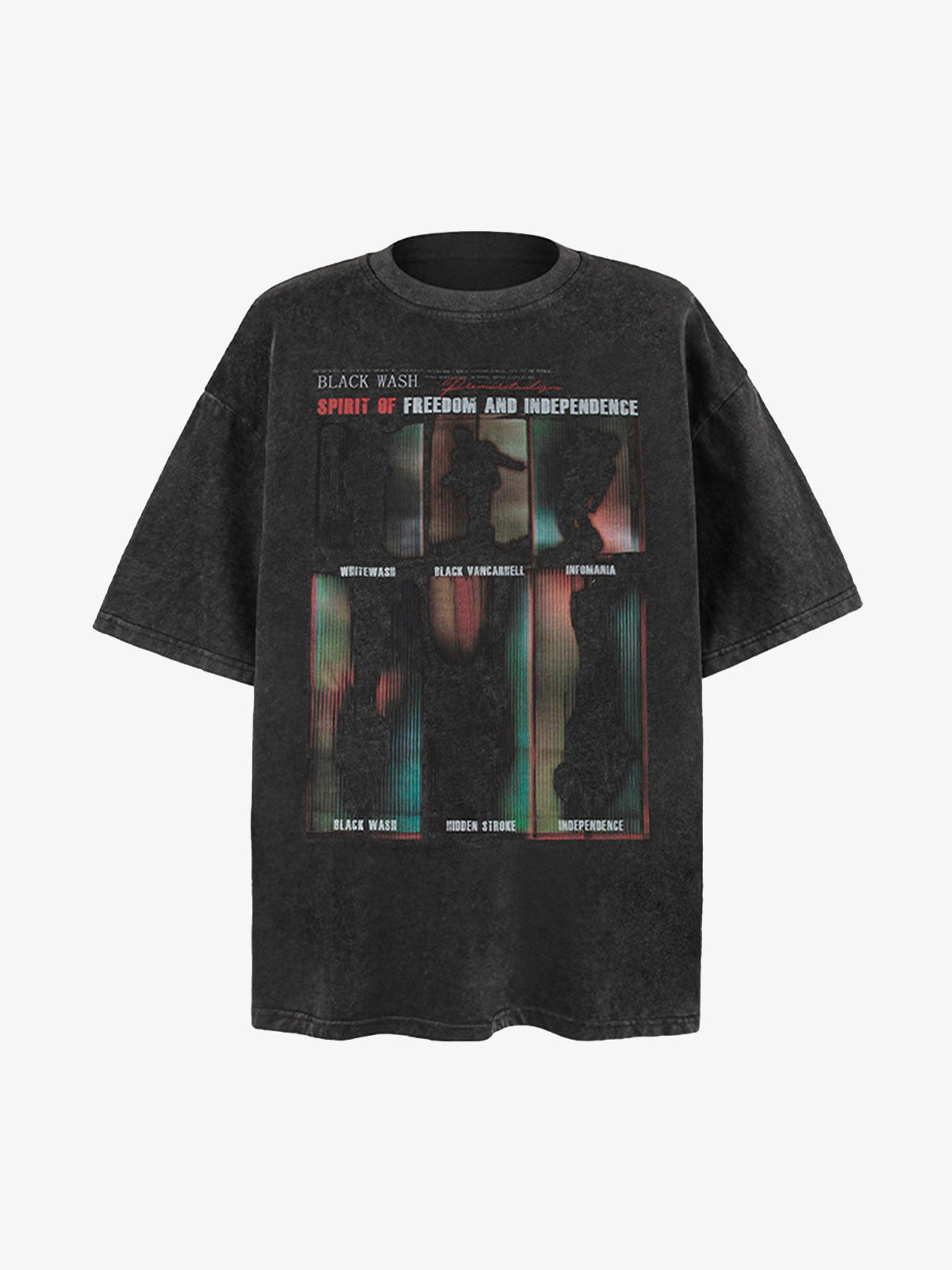 Distressed Graphic Oversized Tee