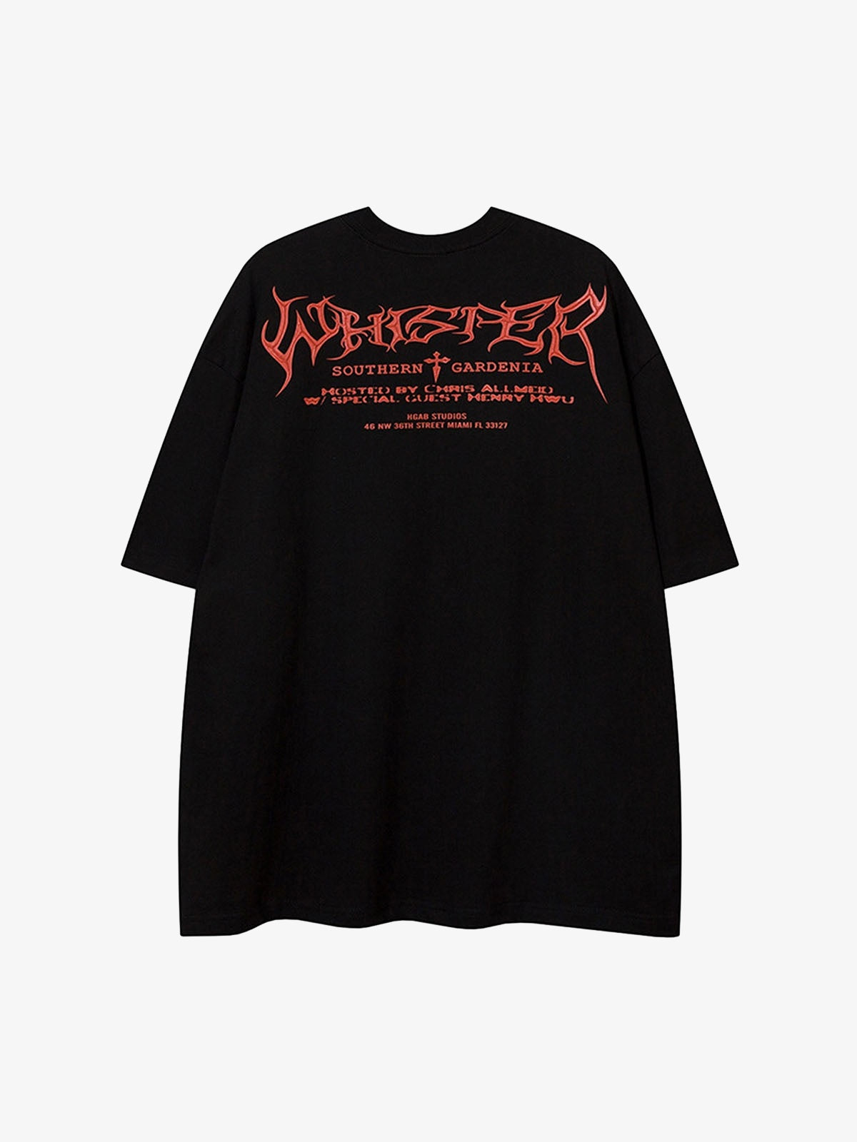 Crow Erosion Shadow Hip-Hop Tee