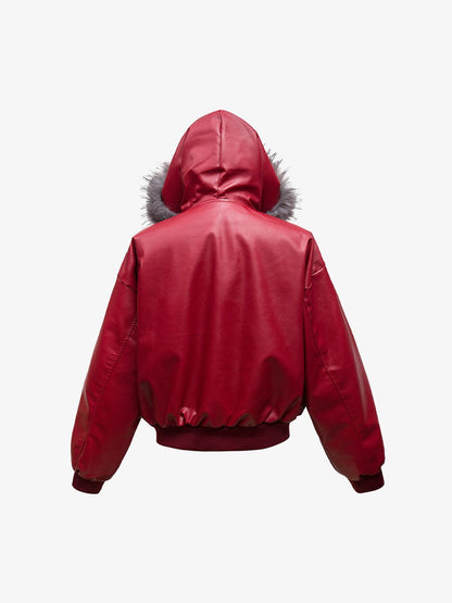 Deconstructed Leather Jacket