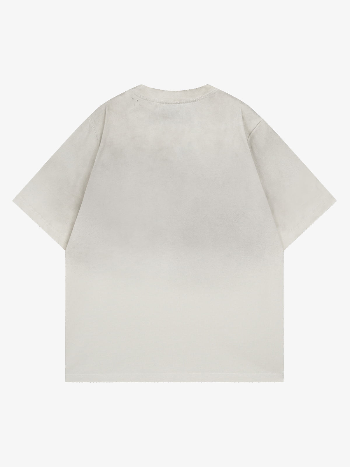 Vintage-Inspired Distressed Graphic Code Tee