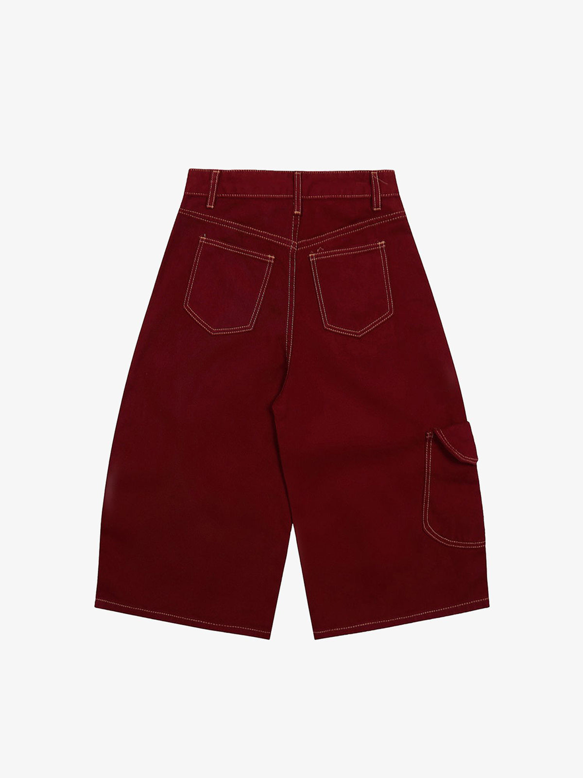 Embellished Denim Cargo Jorts