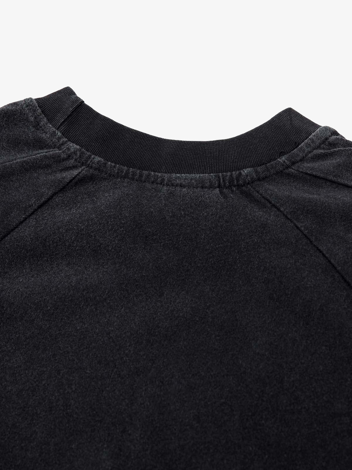 Embroidered Split Design Deconstructed T-Shirt