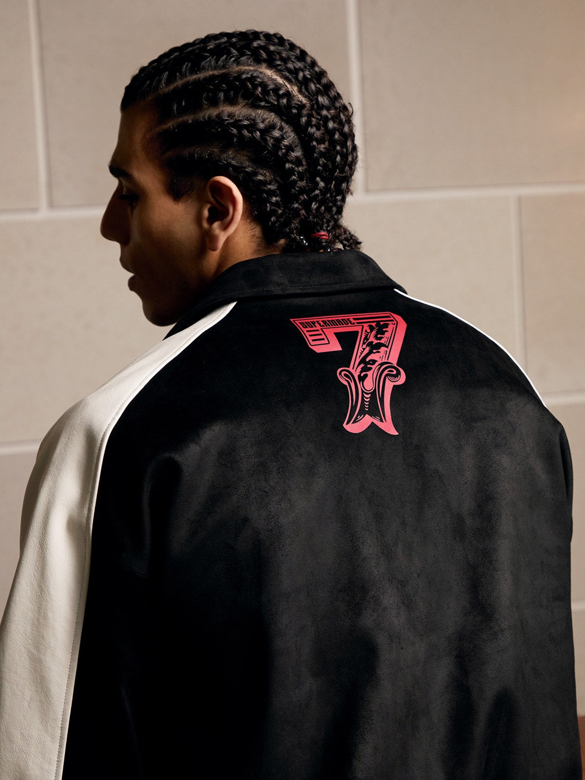 Original Embroidered Jersey Bomber Jacket