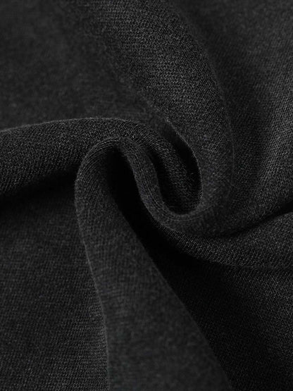 Washed Faux Two-Piece Long Sleeve Racing Tee