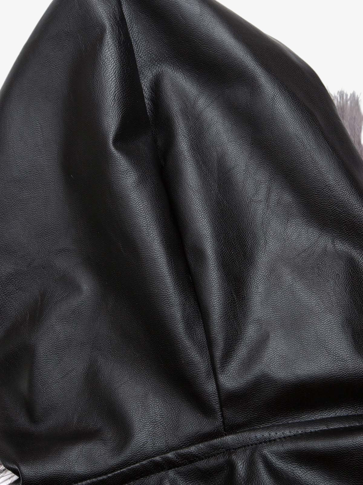 Deconstructed Leather Jacket