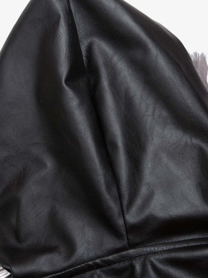 Deconstructed Leather Jacket