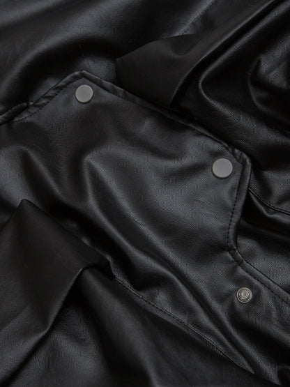 Deconstructed Leather Jacket