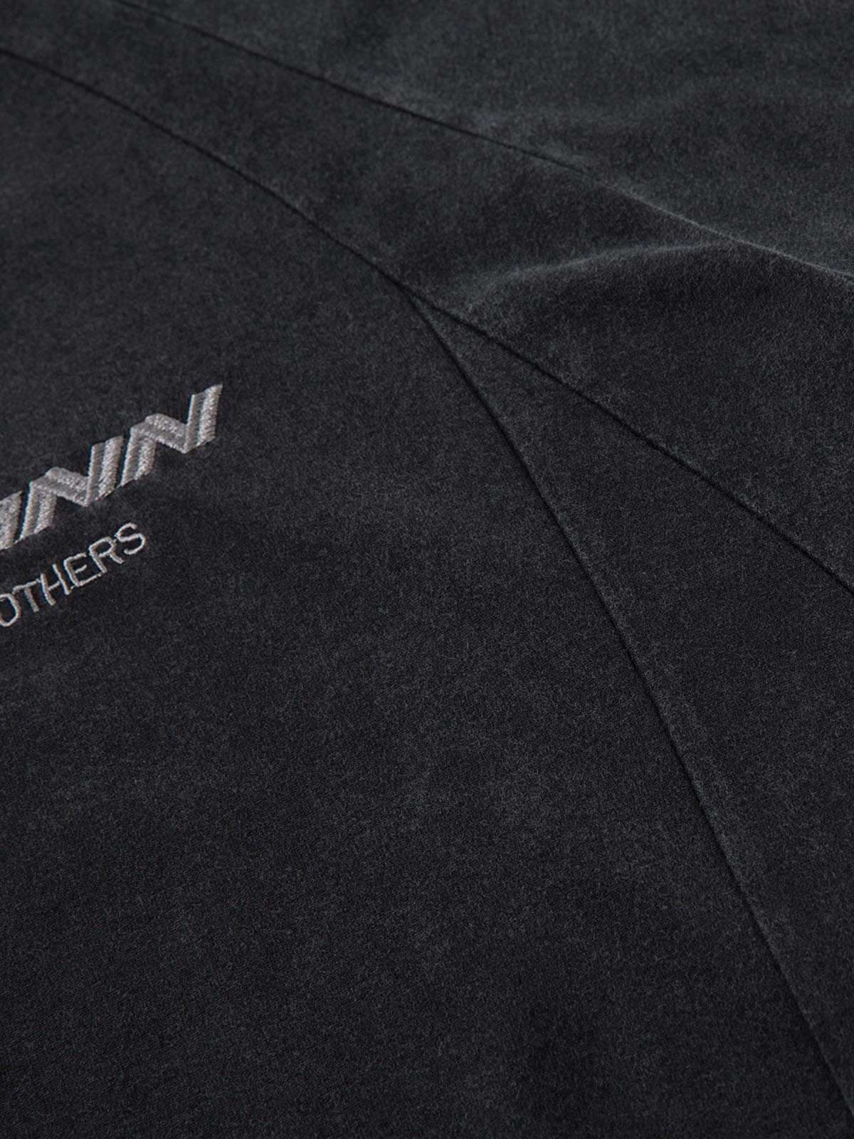 Embroidered Split Design Deconstructed T-Shirt