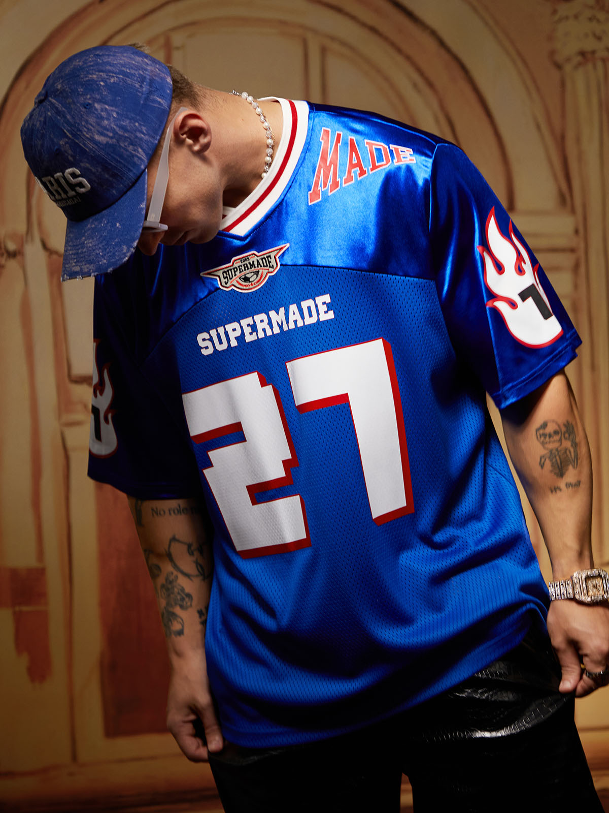 Original Contrast Color Sports Jersey T-Shirt