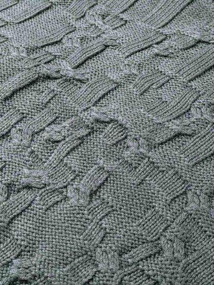 Asymmetric Irregular Knitted Sweater Hoodie