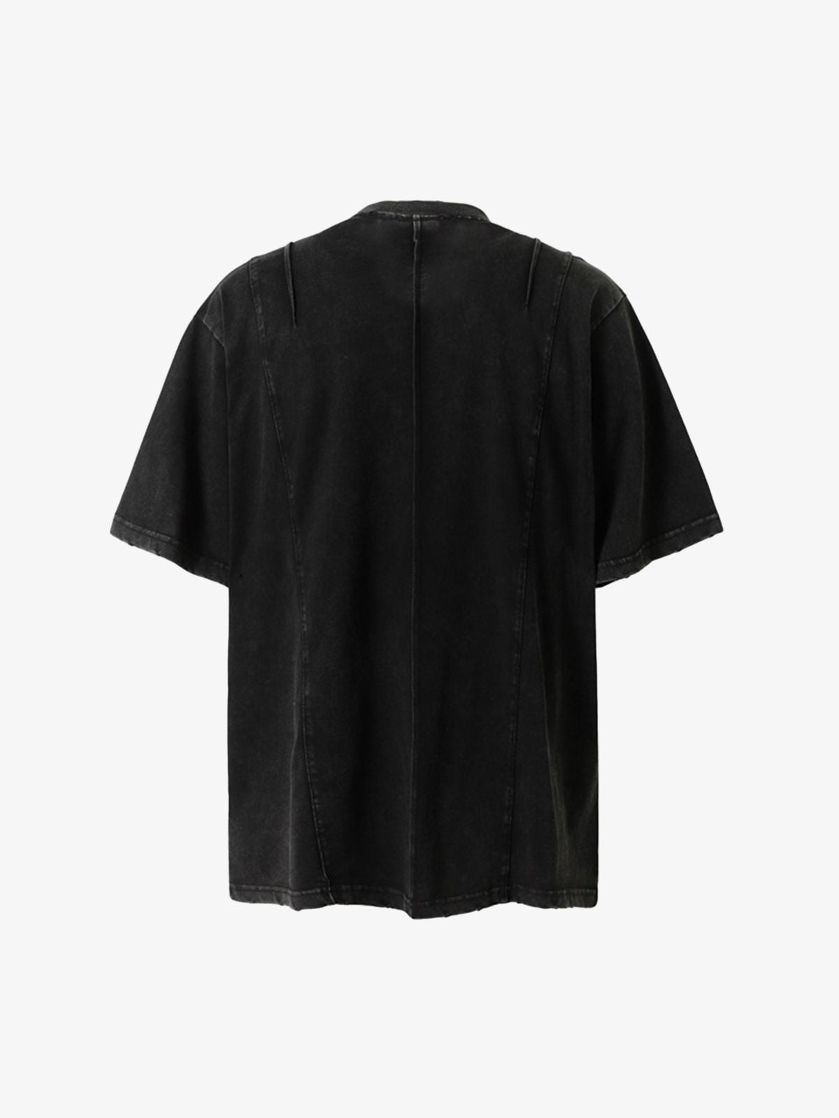 Retro Distressed Multi-Pocket Tee