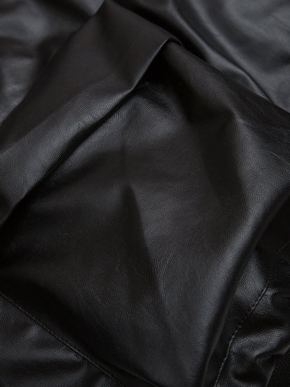 Deconstructed Leather Jacket