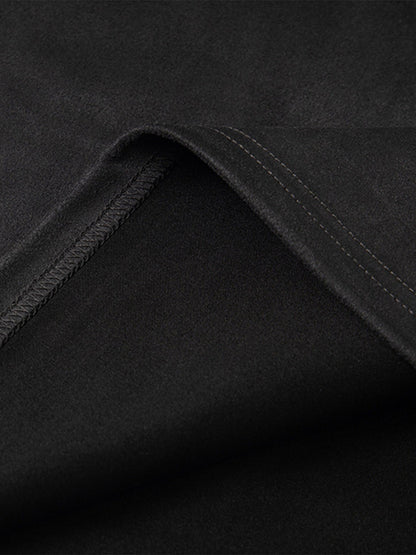 Embroidered Neckline Oversized Tee
