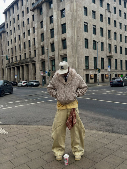 Cheetah Fur Jacket